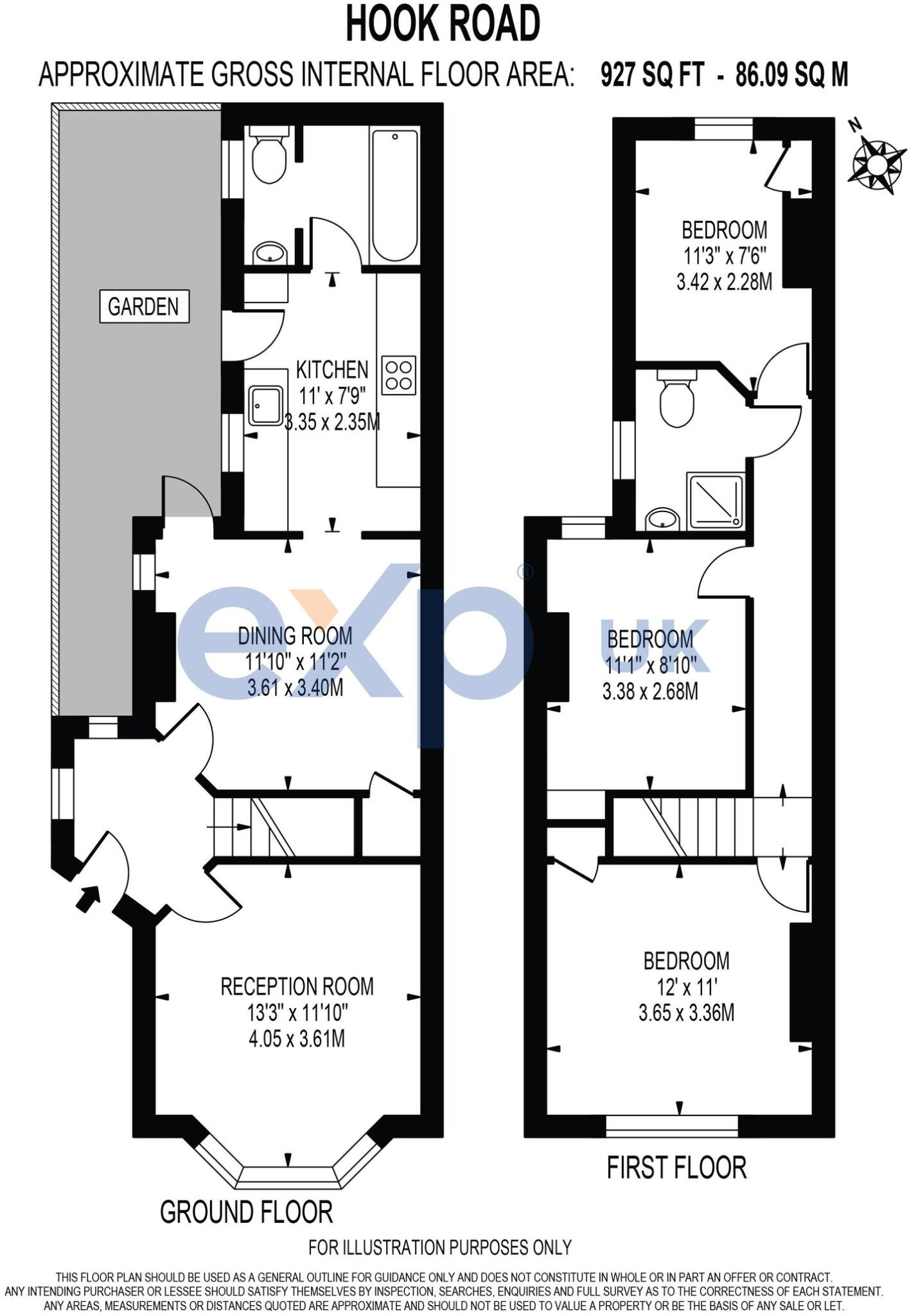 Hook Road,Epsom,KT19 8TR floorplan