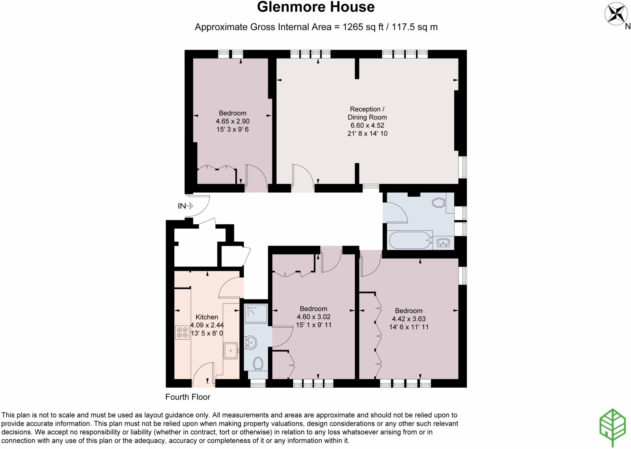 Richmond Hill, Richmond, Surrey, TW10 floorplan