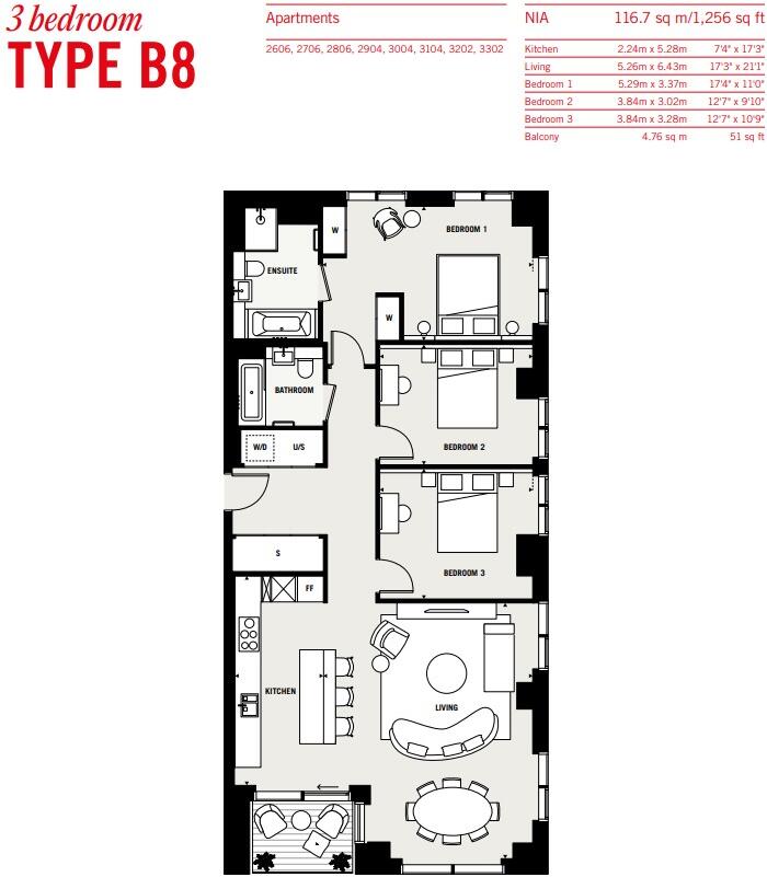 The Founding, Canada Water, SE16 floorplan