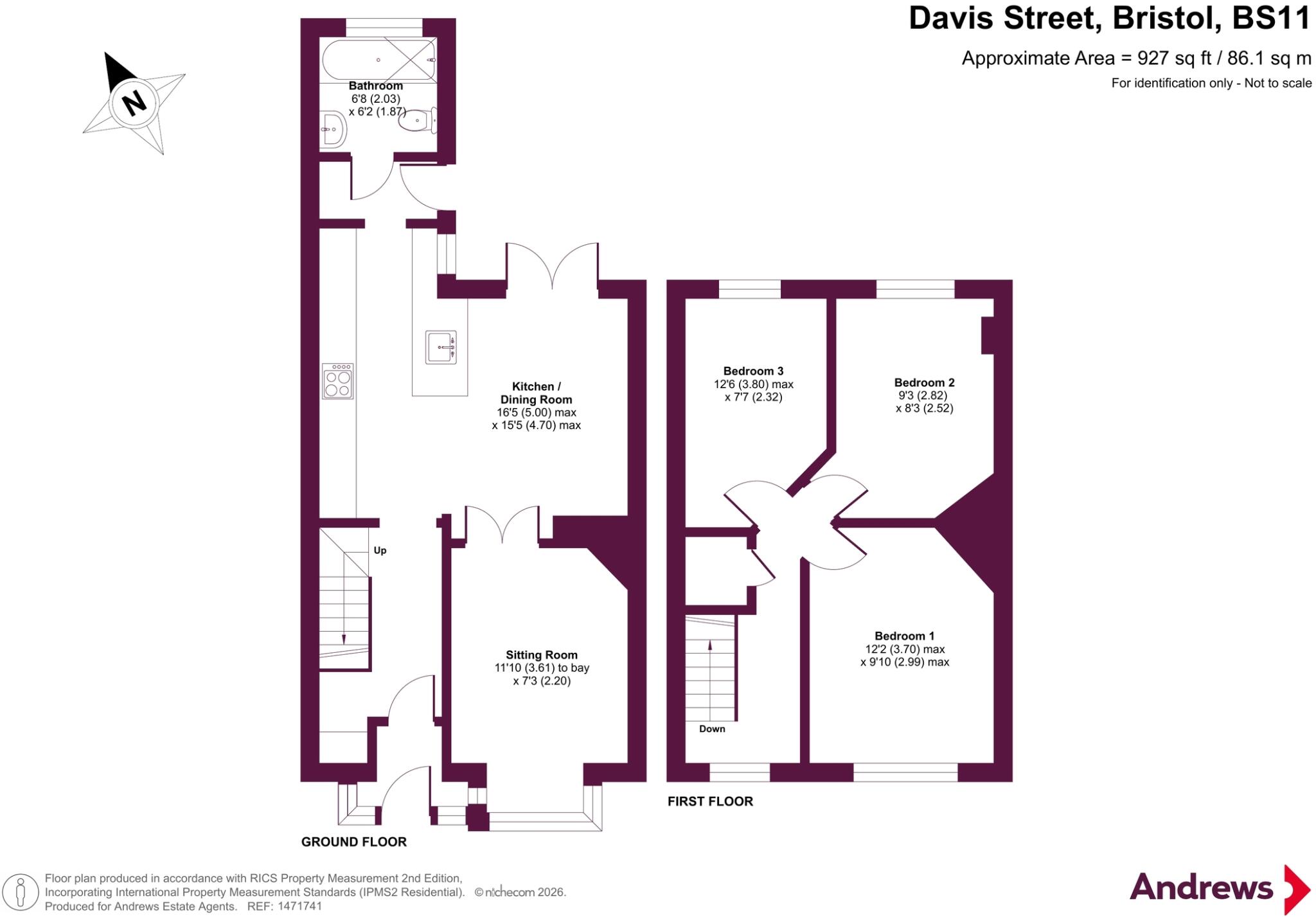 Davis Street, Bristol, BS11 floorplan