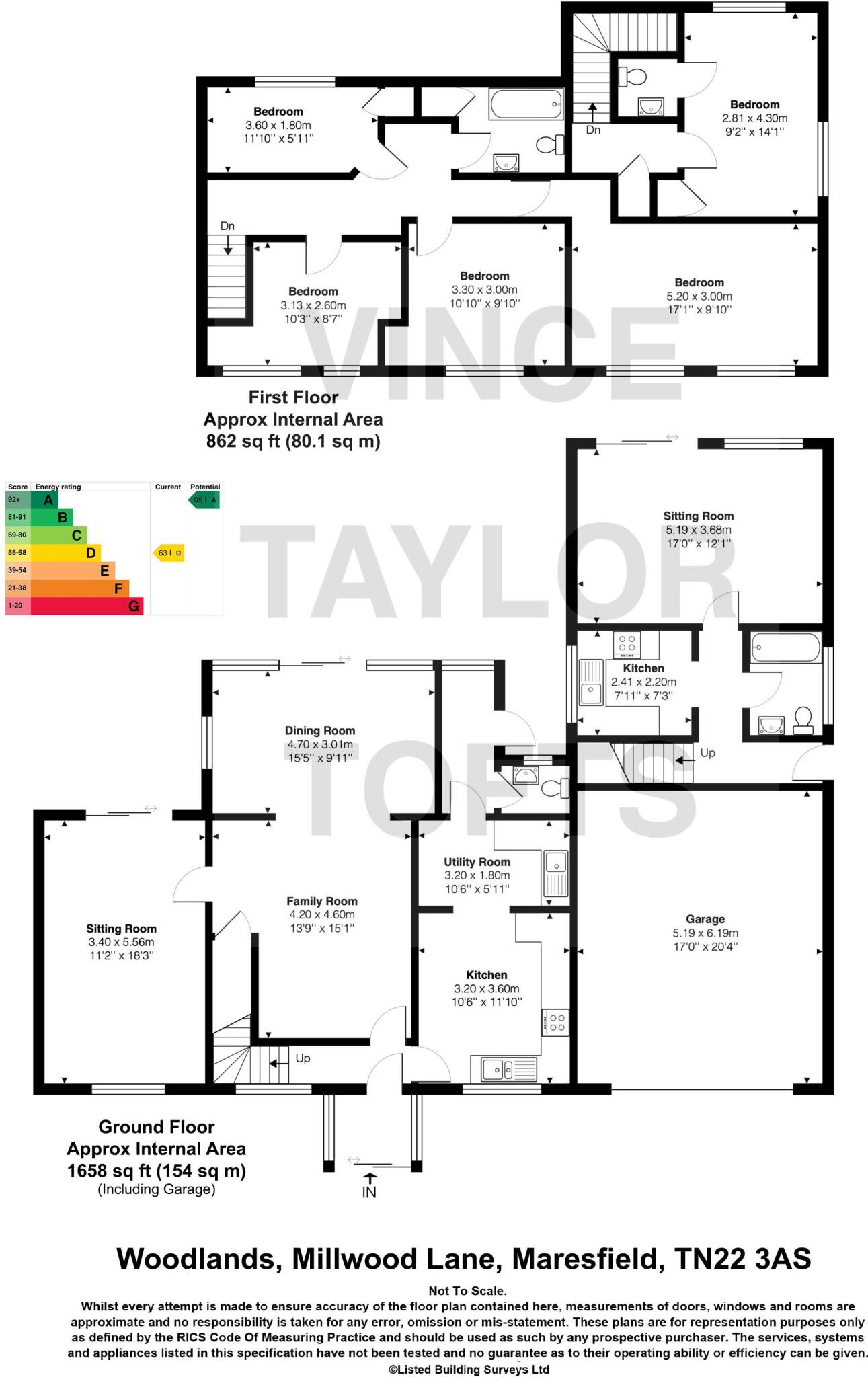 Millwood Lane, Maresfield, Uckfield, East Sussex, TN22 floorplan