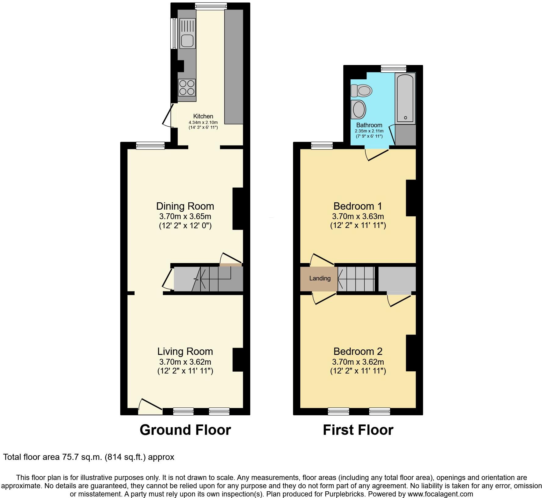 Forester Street, Nottingham, NG4 floorplan