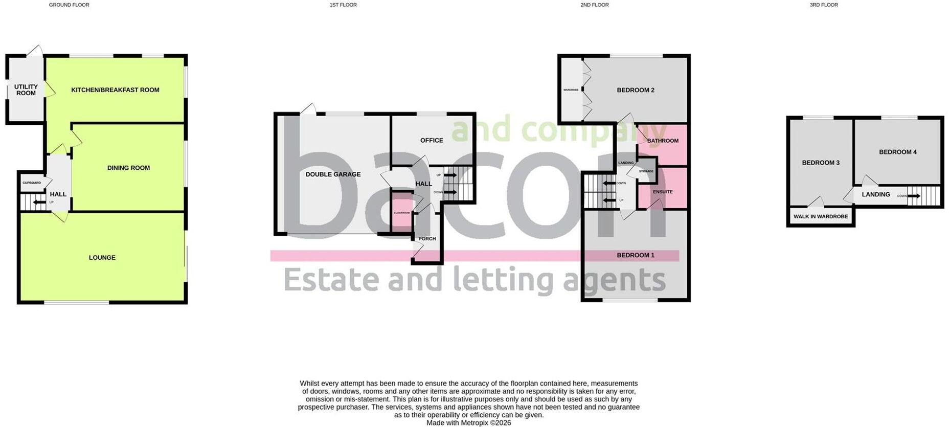 Longlands, Worthing, BN14 floorplan