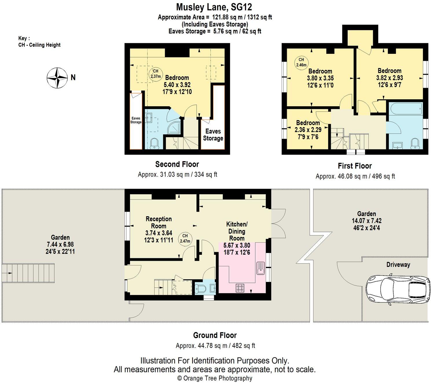 Musley Lane, Ware, SG12 floorplan