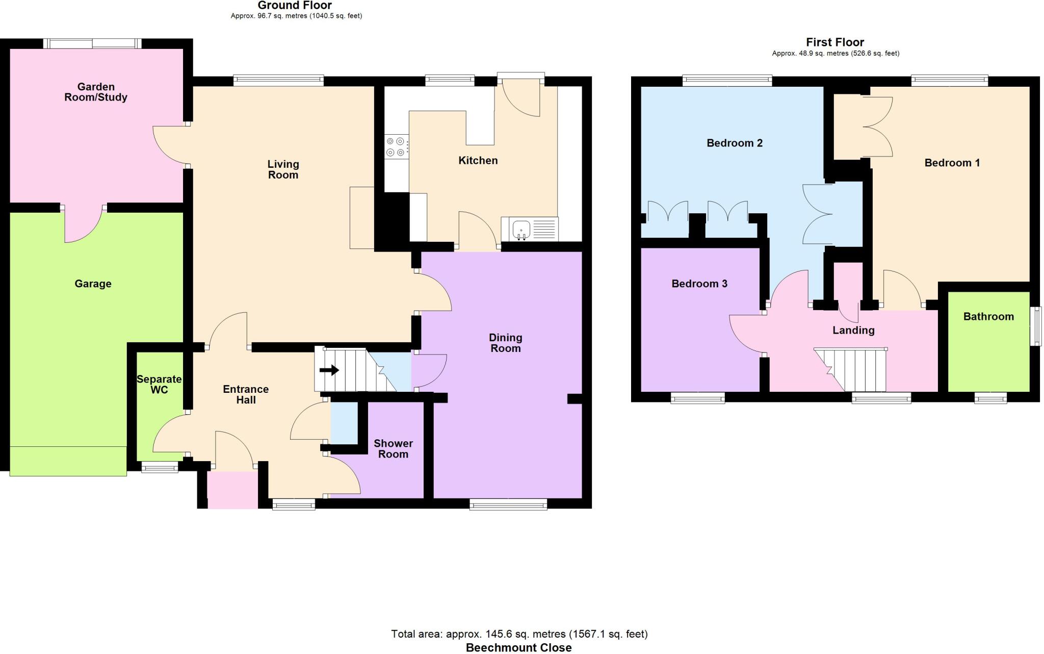 Beechmount Close, Baildon, Shipley, West Yorkshire, BD17 floorplan