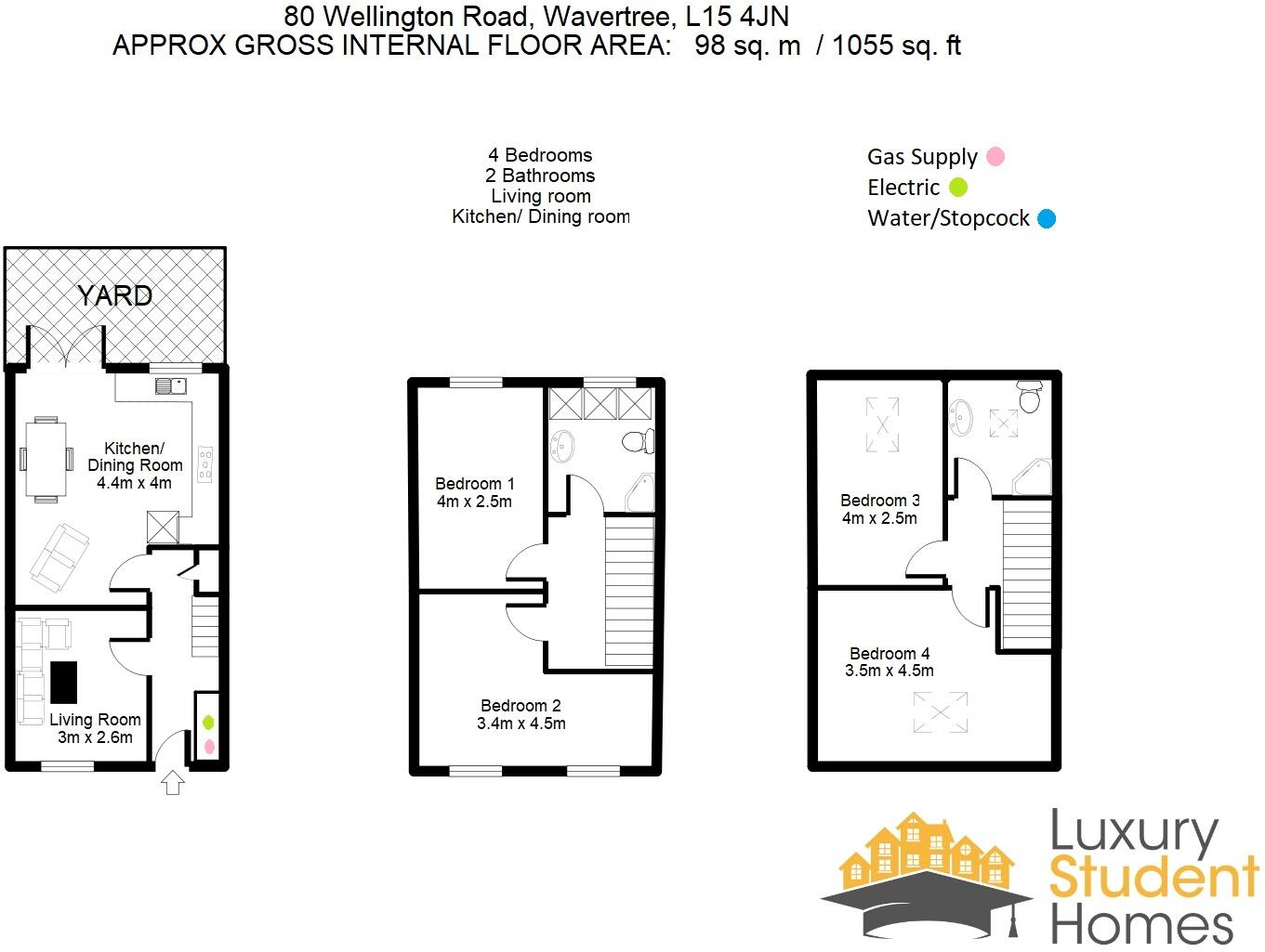 Wellington Road, Liverpool floorplan