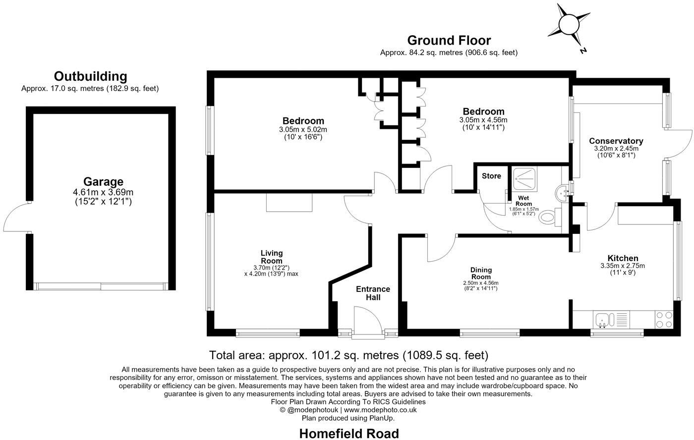 Homefield Road - Ware - Chain Free floorplan