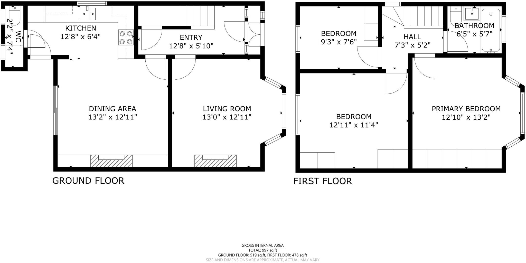 Heol Waun Y Nant, Whitchurch, Cardiff, South Glamorgan, CF14 floorplan