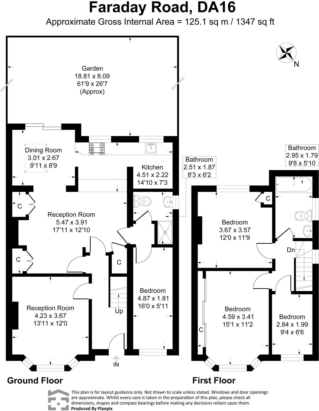 Faraday Road, Welling, Kent, DA16 floorplan