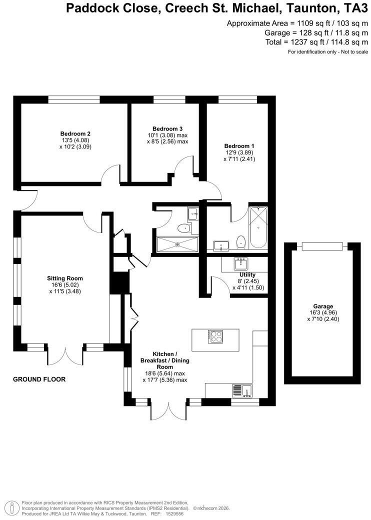 Paddock Close, Creech St. Michael, Taunton floorplan