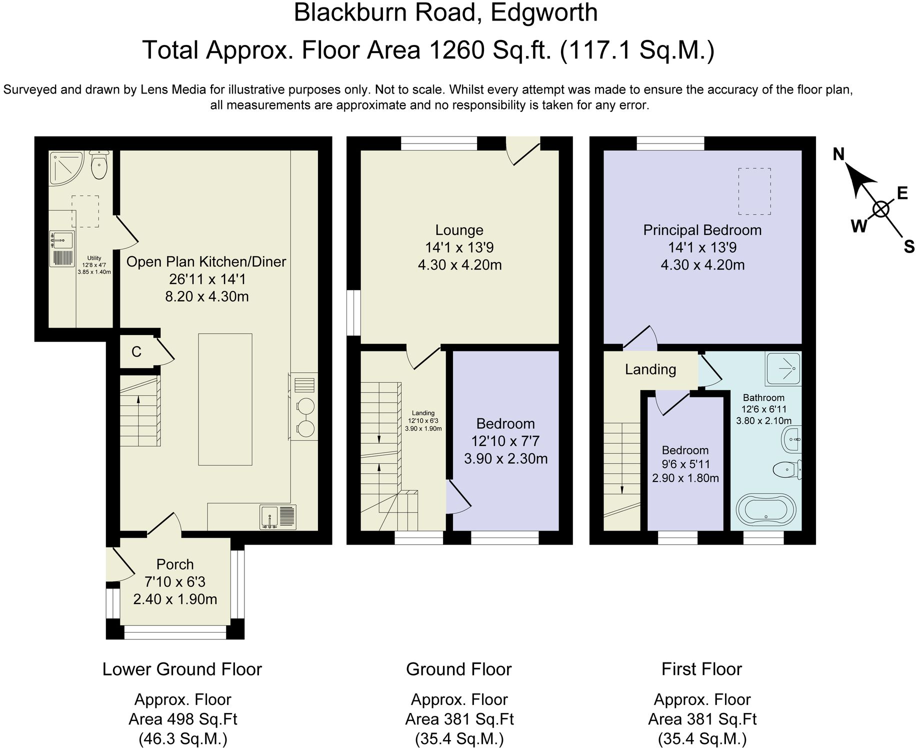 Blackburn Road, Edgworth floorplan