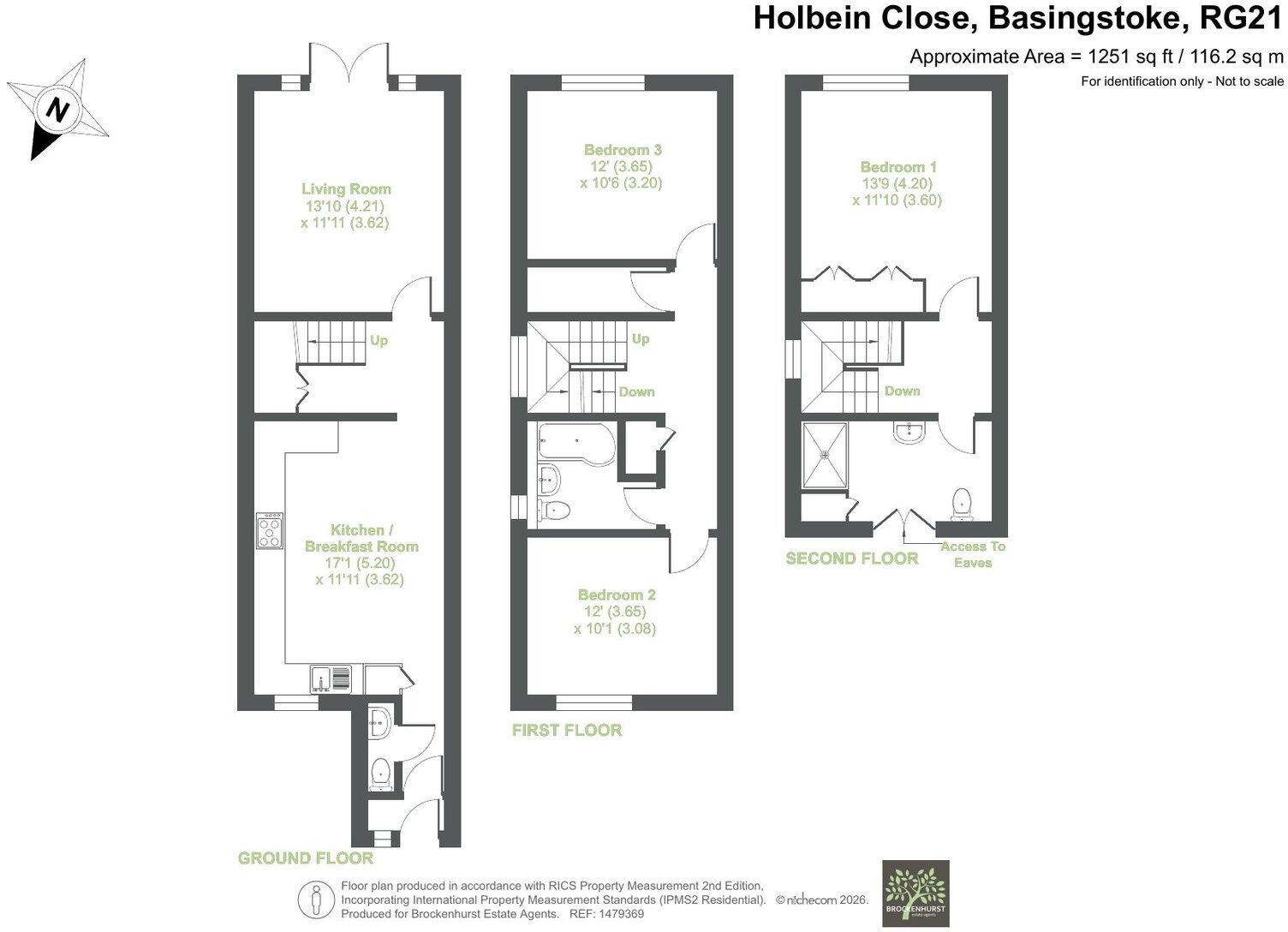 Holbein Close, Basingstoke RG21 3EX floorplan