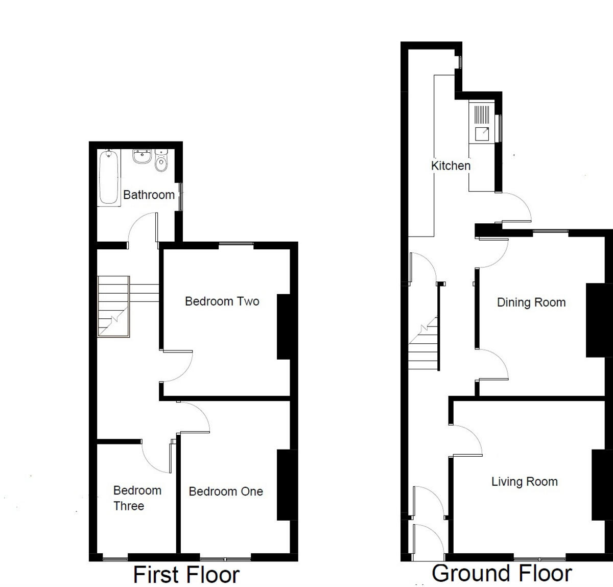 14 Windsor Terrace, Hexham NE46 3JR floorplan