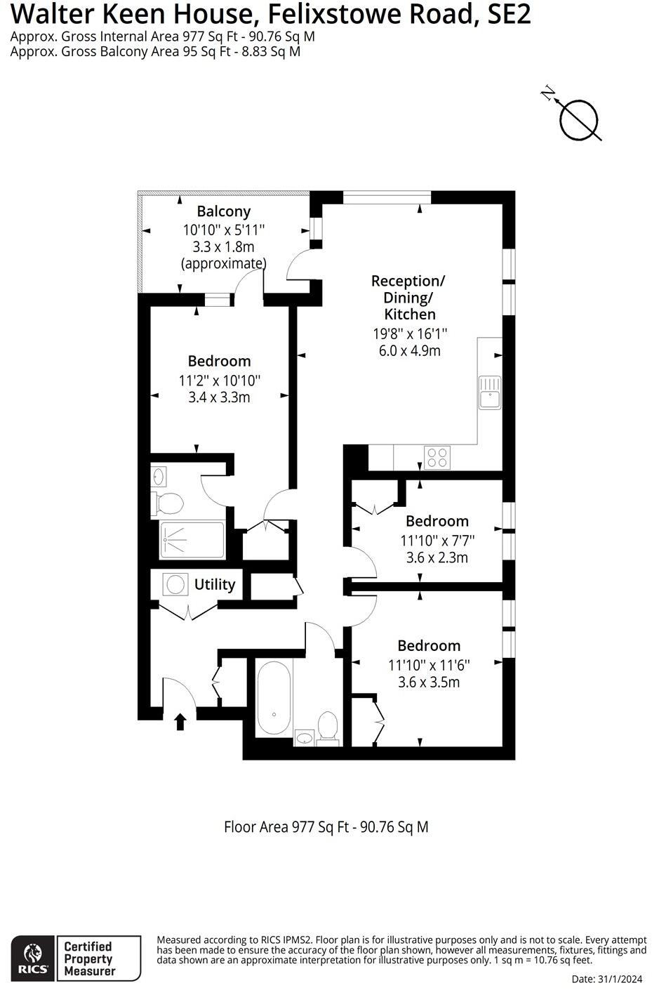 Felixstowe Road, London SE2 floorplan