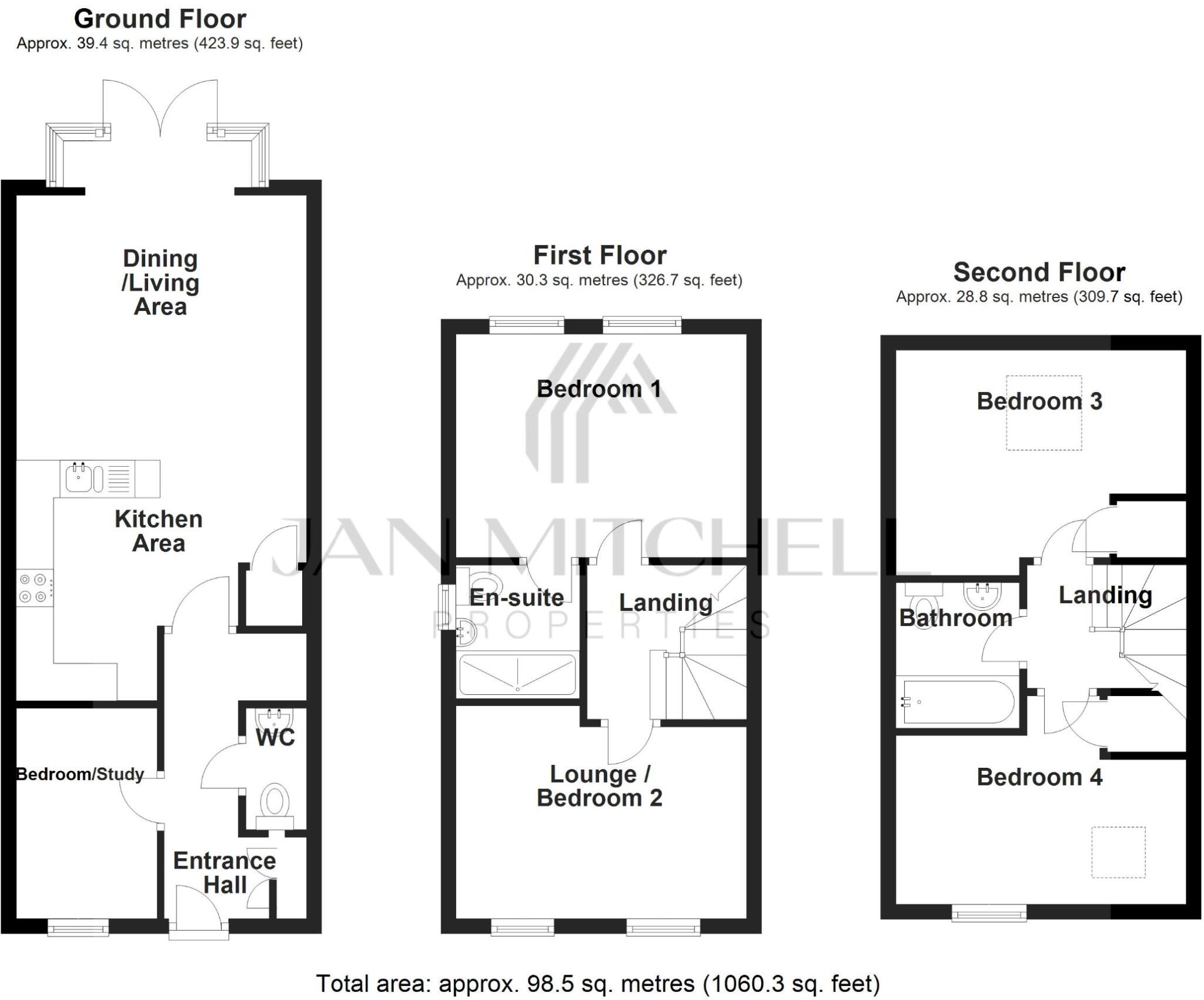 Aspen Grove, Burnopfield, Newcastle Upon Tyne floorplan