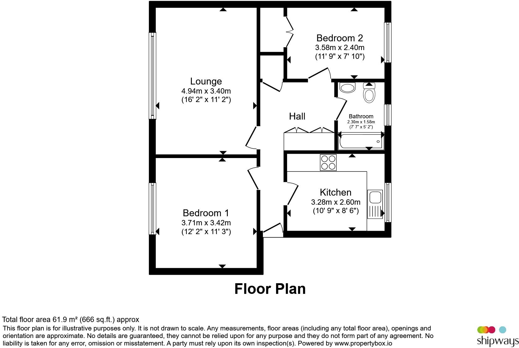 Martlesham Square, Birmingham floorplan
