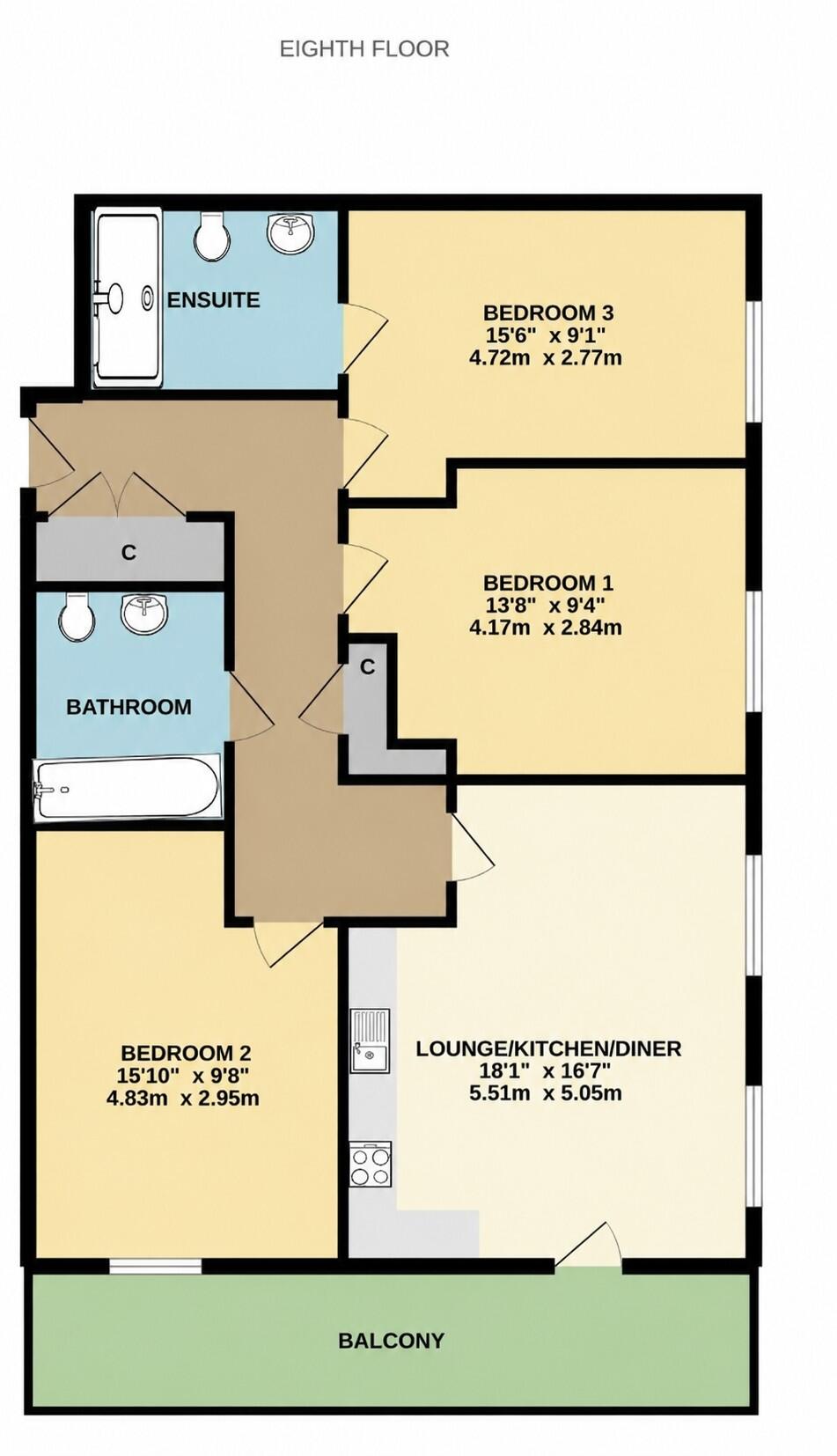 Cable Walk, London, SE10 floorplan
