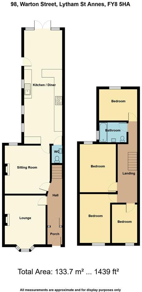 Warton Street, Lytham floorplan