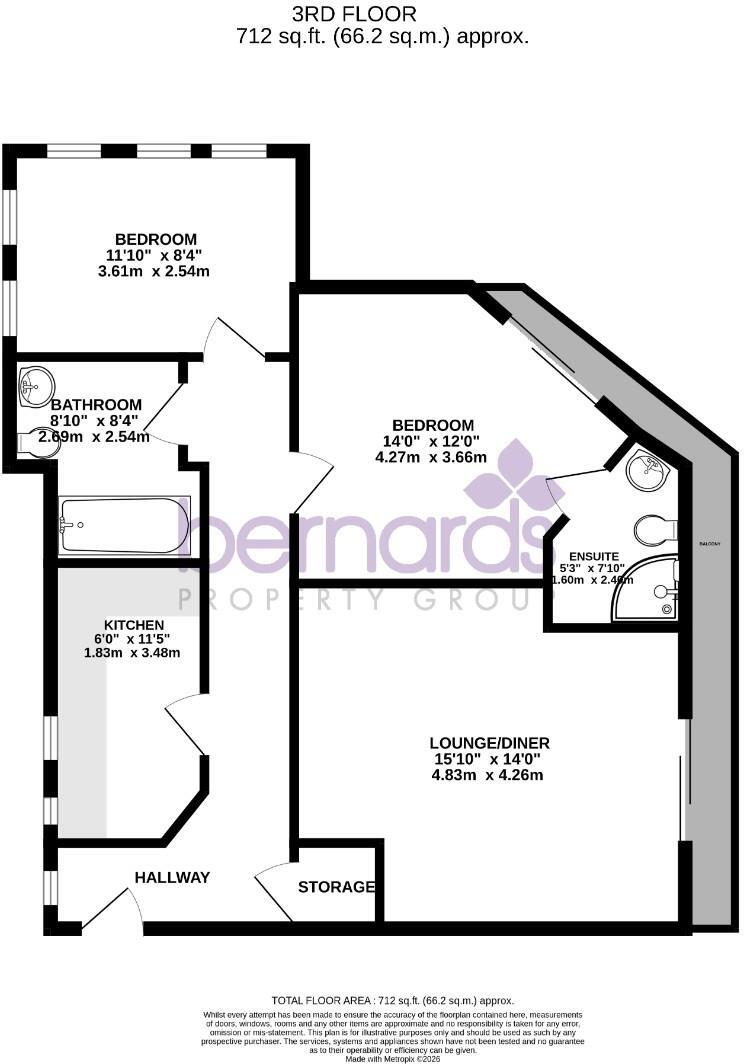 Isabelle Court, Osborne Road, Southsea floorplan