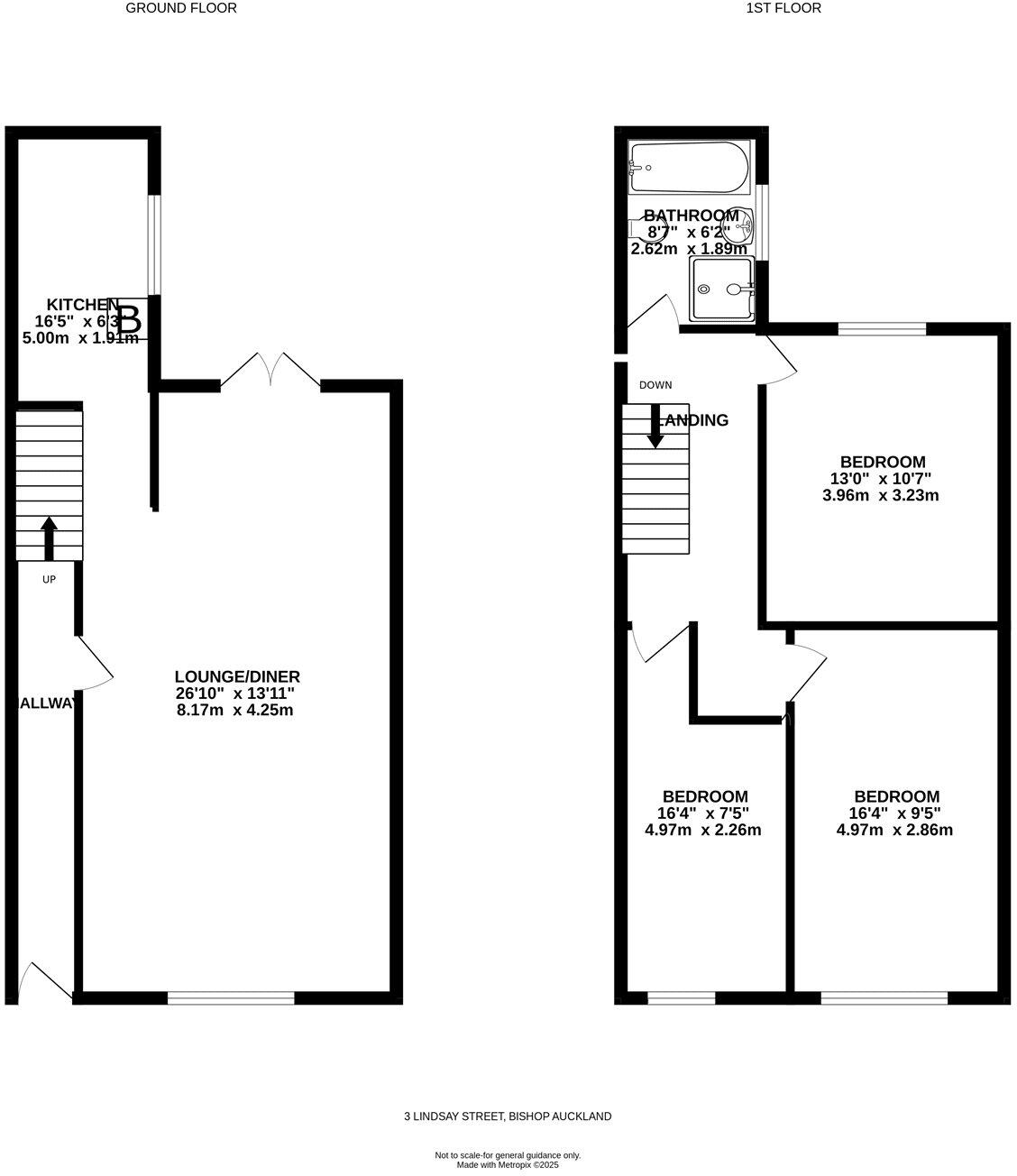 Lindsay Street, Bishop Auckland, County Durham, DL14 floorplan