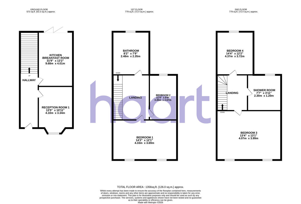 Aubrey Road, Walthamstow floorplan