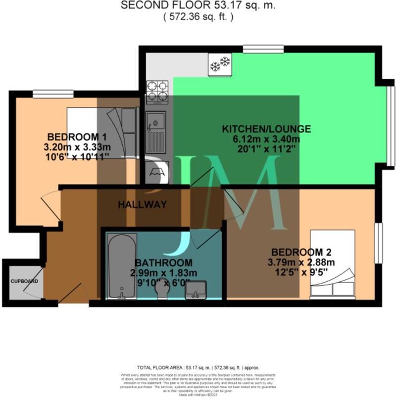 Greenwood Terrace, Salford, Manchester, M5 floorplan