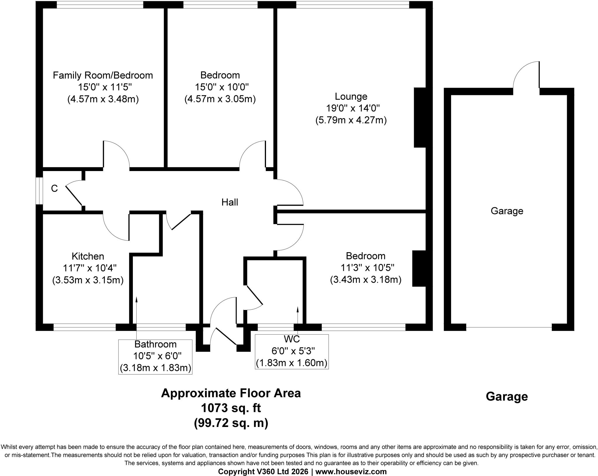 Welbeck Crescent, Troon, South Ayrshire floorplan