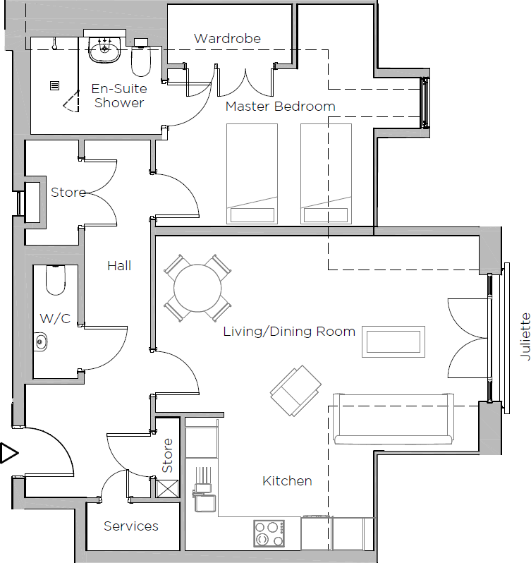 13 Vines Court, Abbey Road, Malvern, Worcestershire, WR14 floorplan