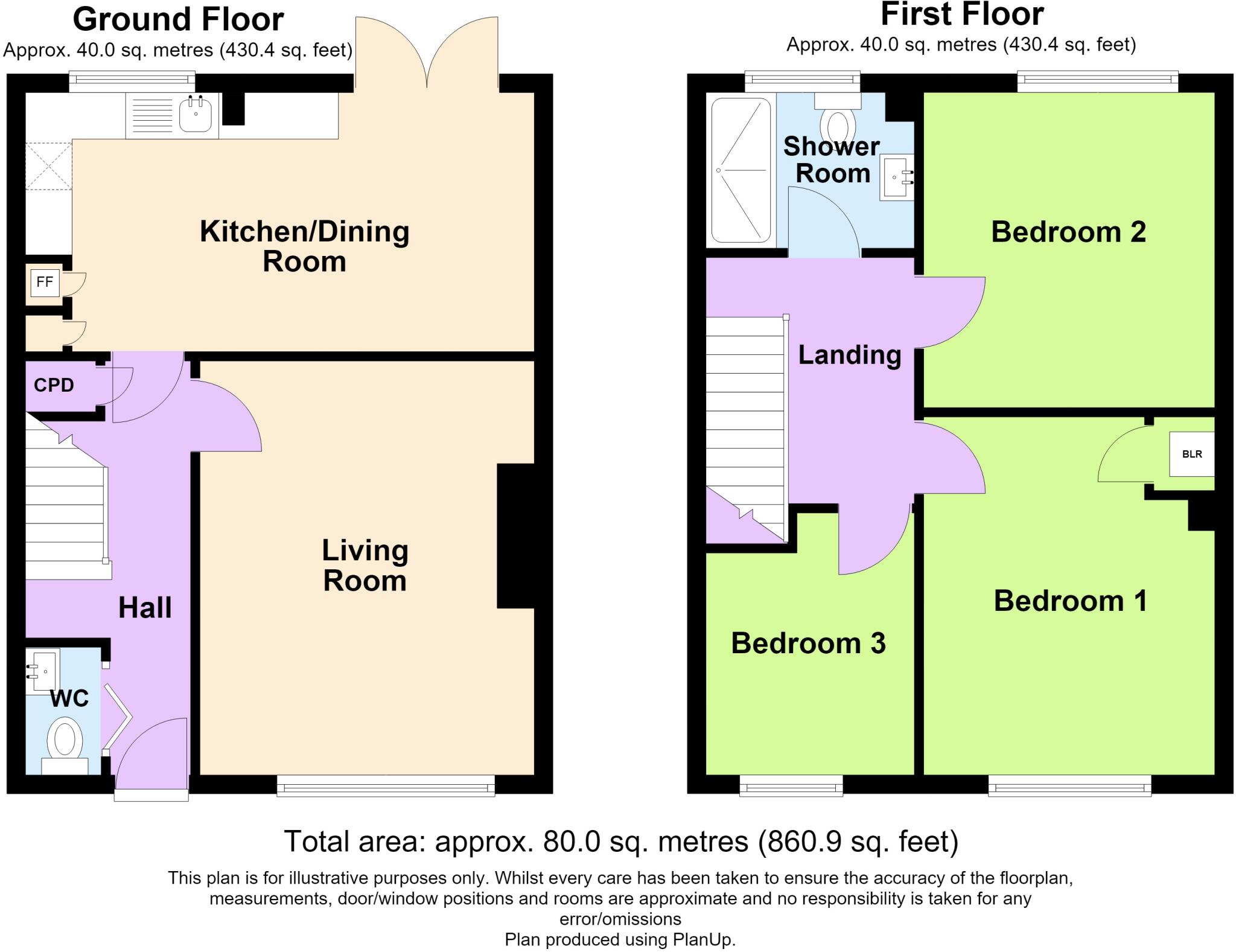 Deerhurst, Yate, Bristol floorplan