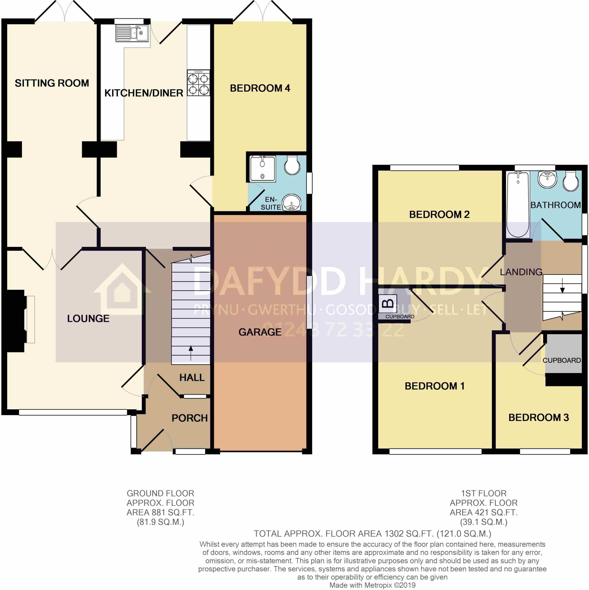 Tal Y Fan, Glan Conwy, Conwy, LL28 floorplan