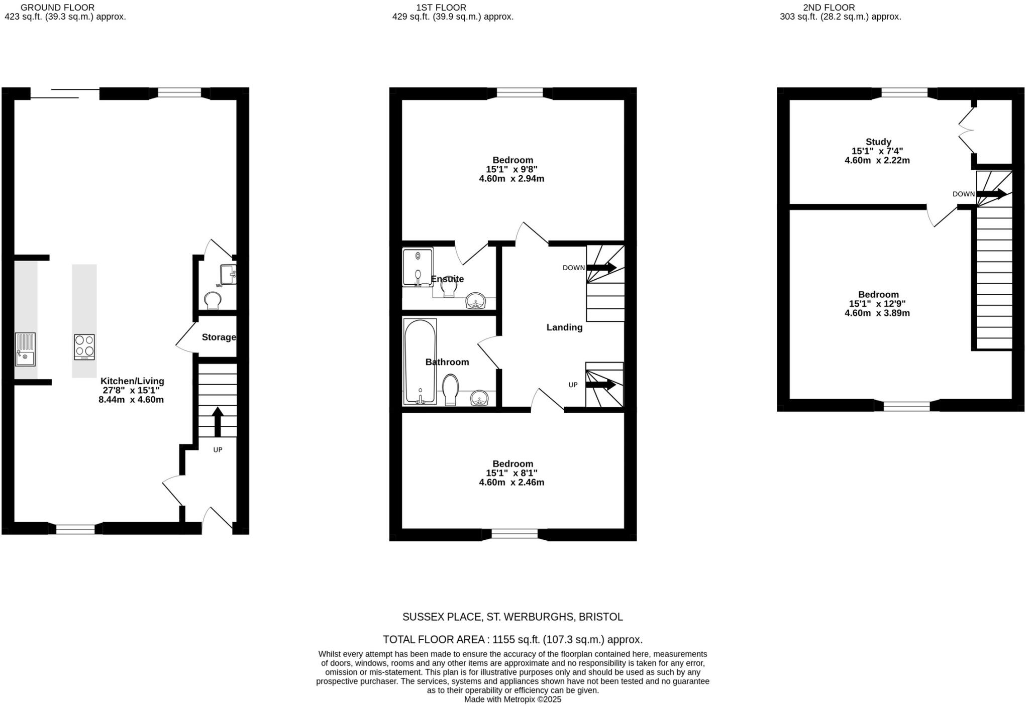 Sussex Place, St. Werburghs, Bristol floorplan