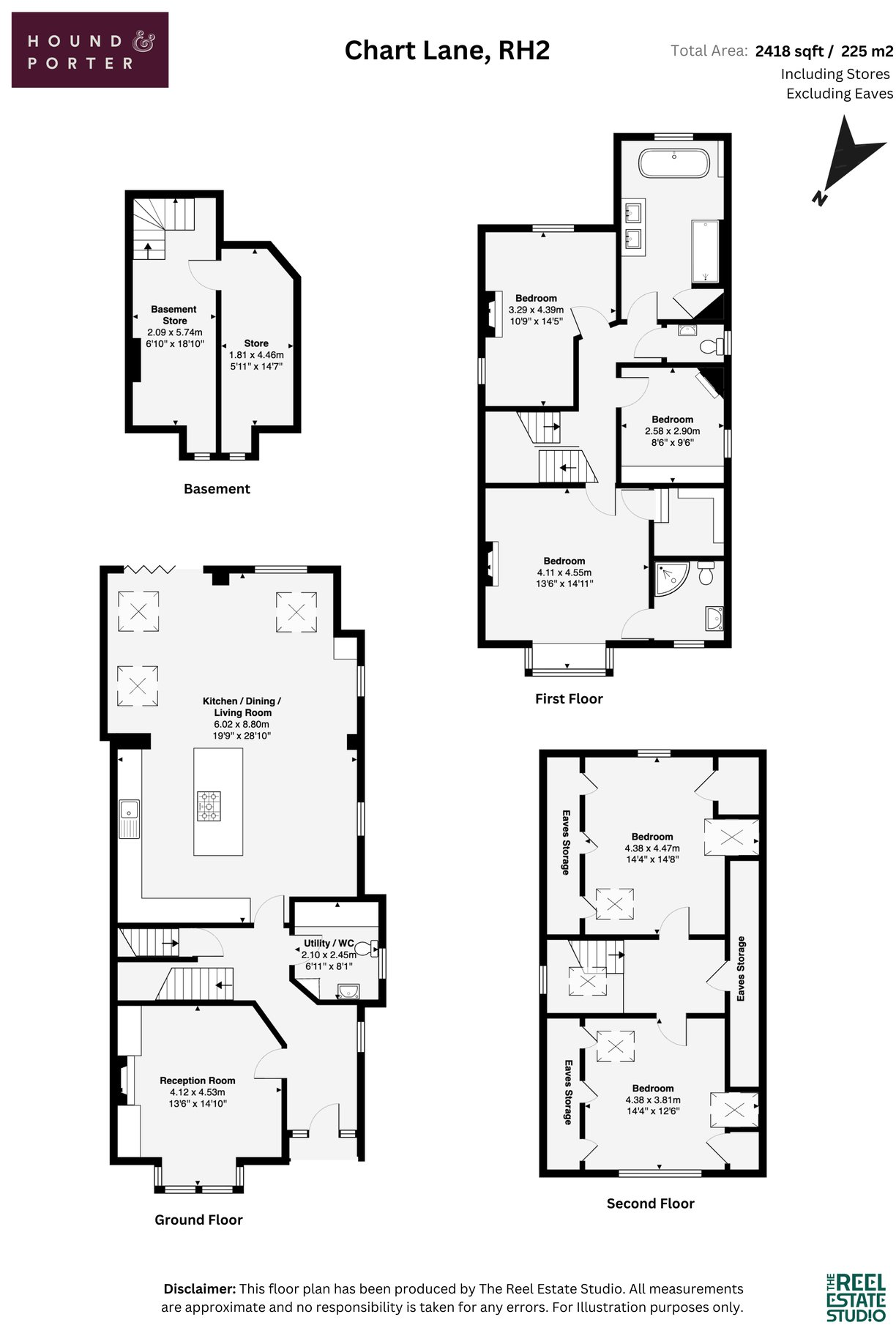 Chart Lane, Reigate, RH2 floorplan