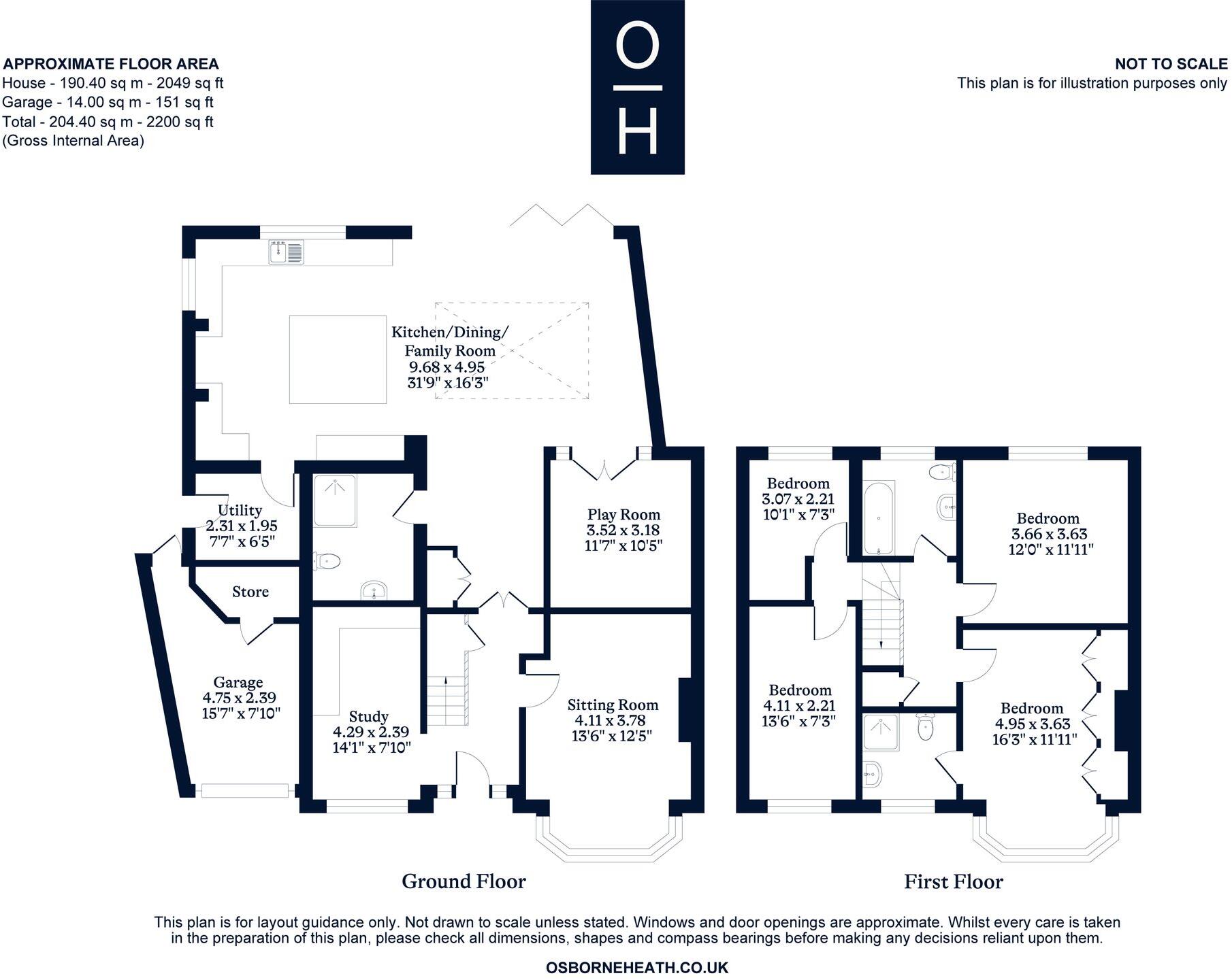 Woodland Avenue, Windsor floorplan