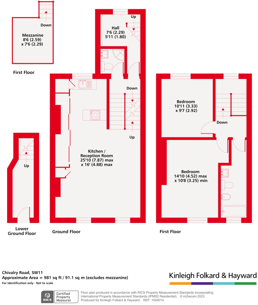 Chivalry Road, Battersea, London, SW11 floorplan