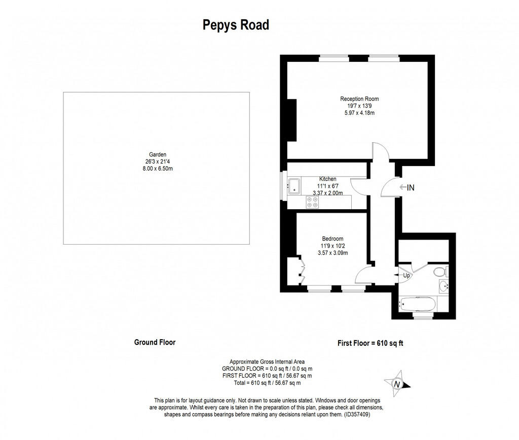 Pepys Road, New Cross, SE14 floorplan