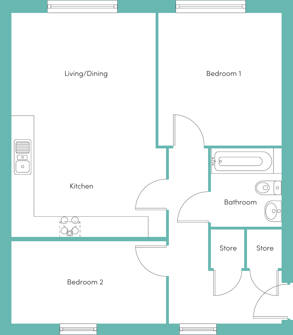Roundhouse Way, Wellingborough, NN8 floorplan