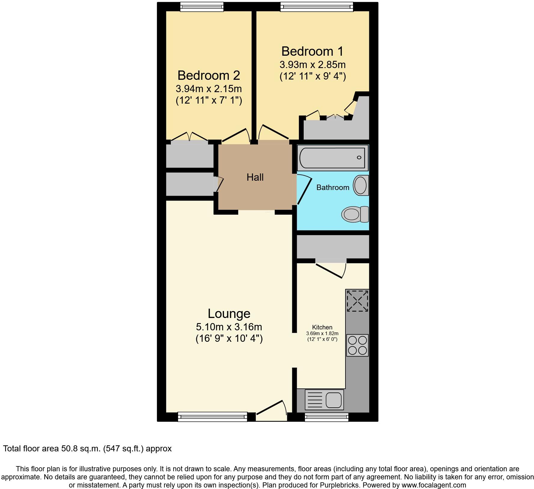 Allington Drive, Rochester, ME2 floorplan