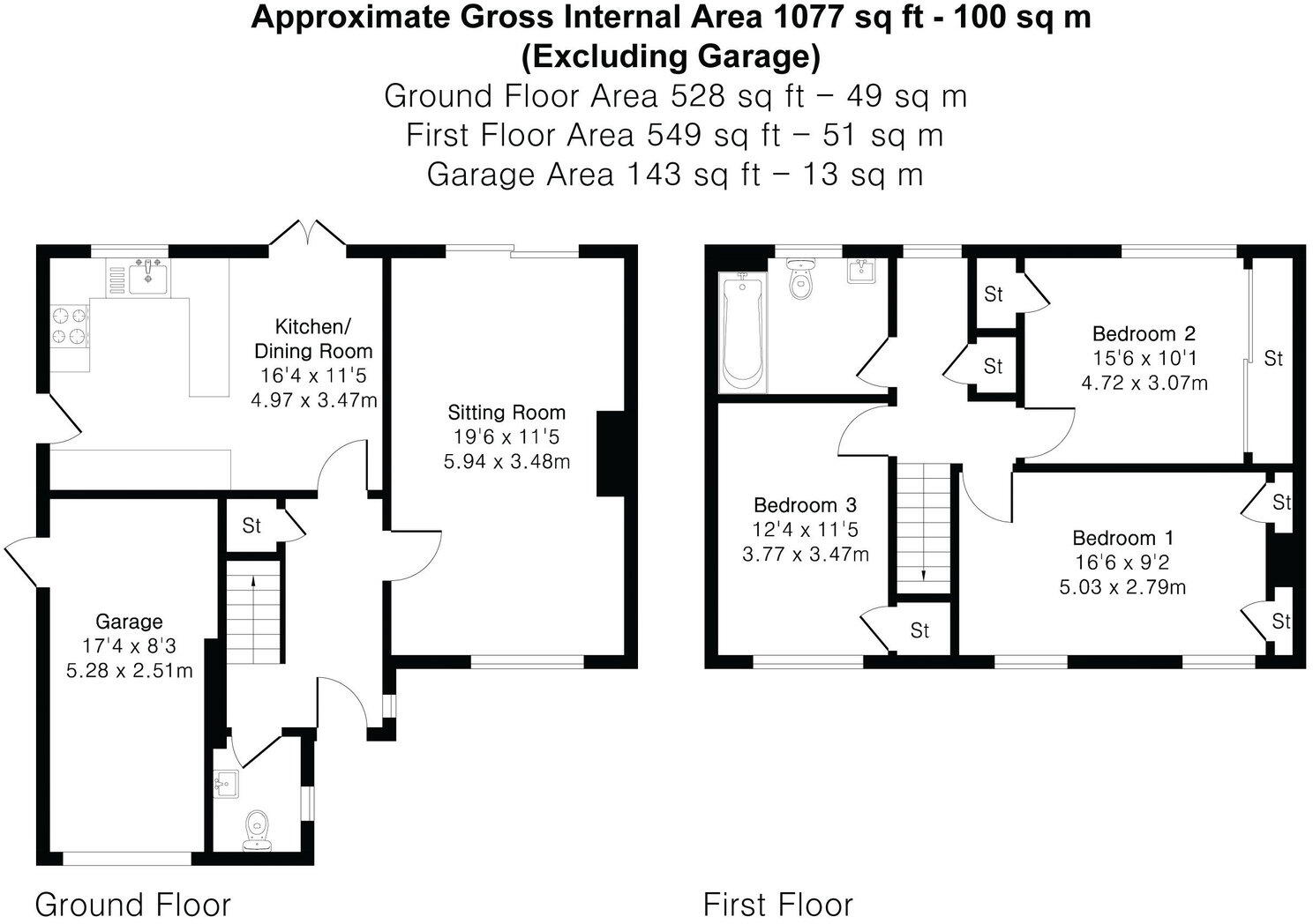 Fortune Drive, Cranleigh GU6 8DH floorplan