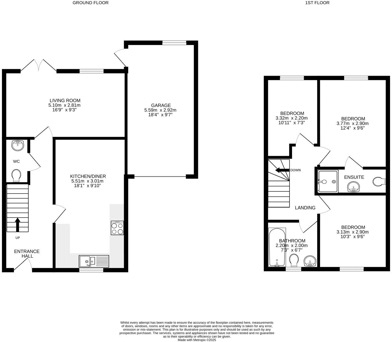 Long Croft Crescent, Hayle, Cornwall floorplan
