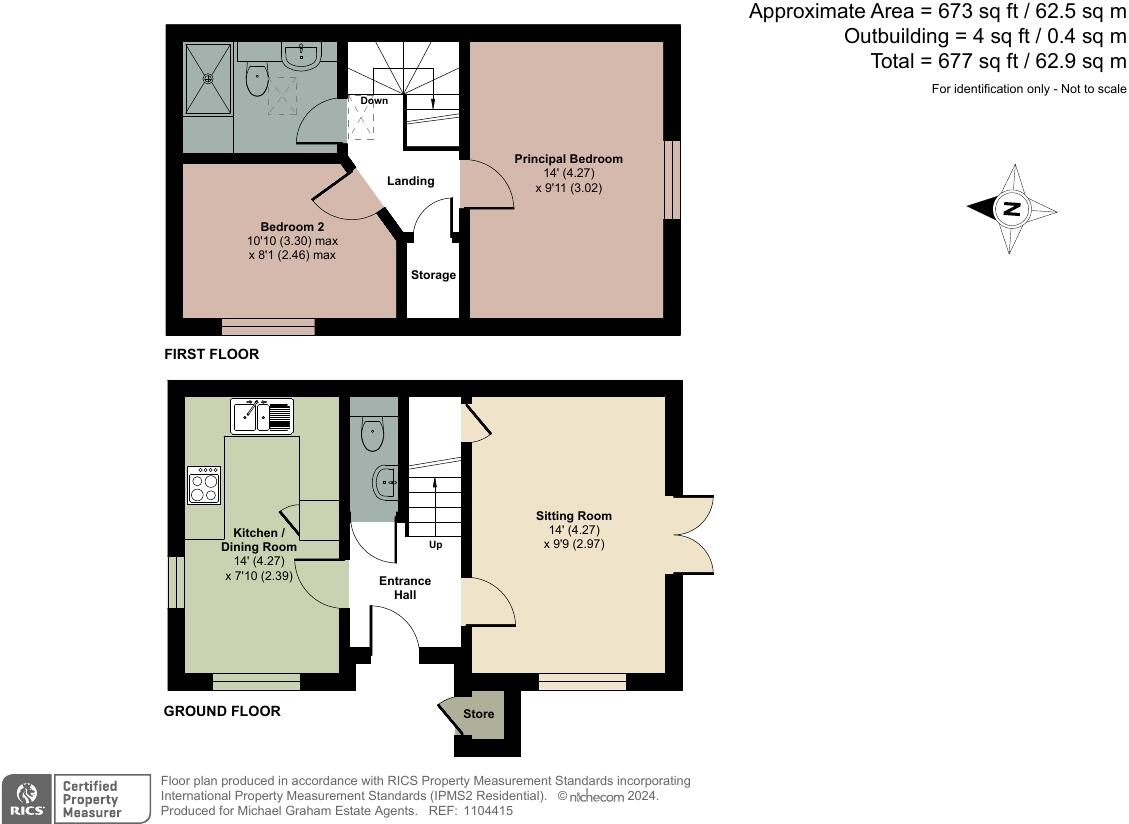 Berrells Court, Olney, Buckinghamshire, MK46 floorplan