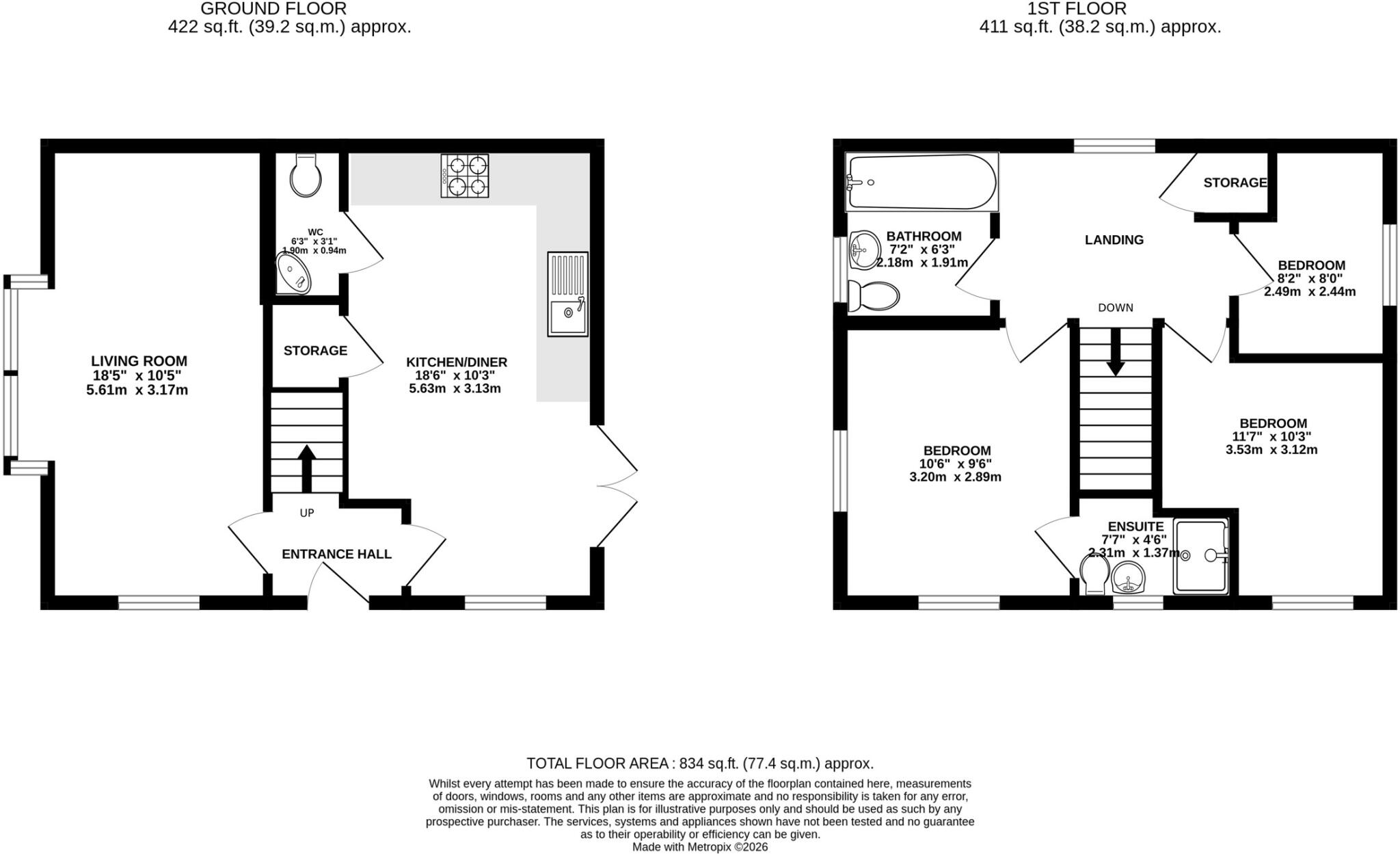 Lavender Lane, Somerton floorplan
