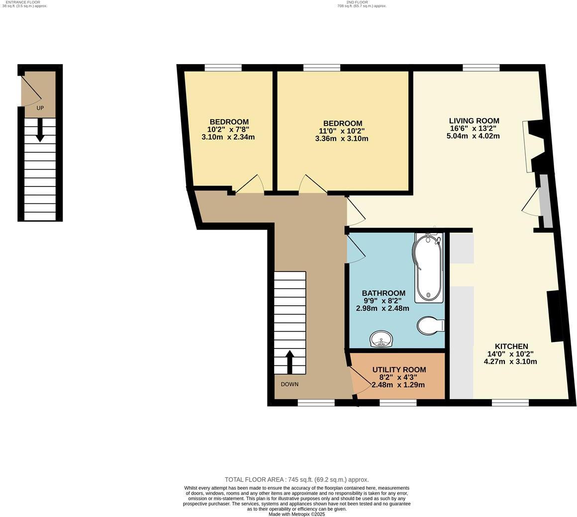 North Parade, Southwold floorplan