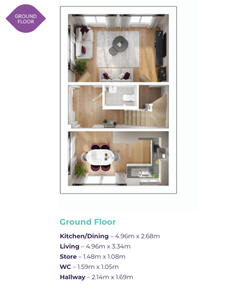 The Birch, Balderton floorplan
