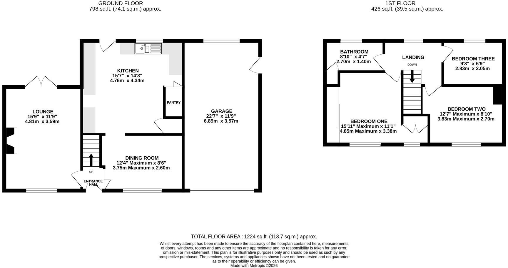 Heath Road, Weaverham floorplan