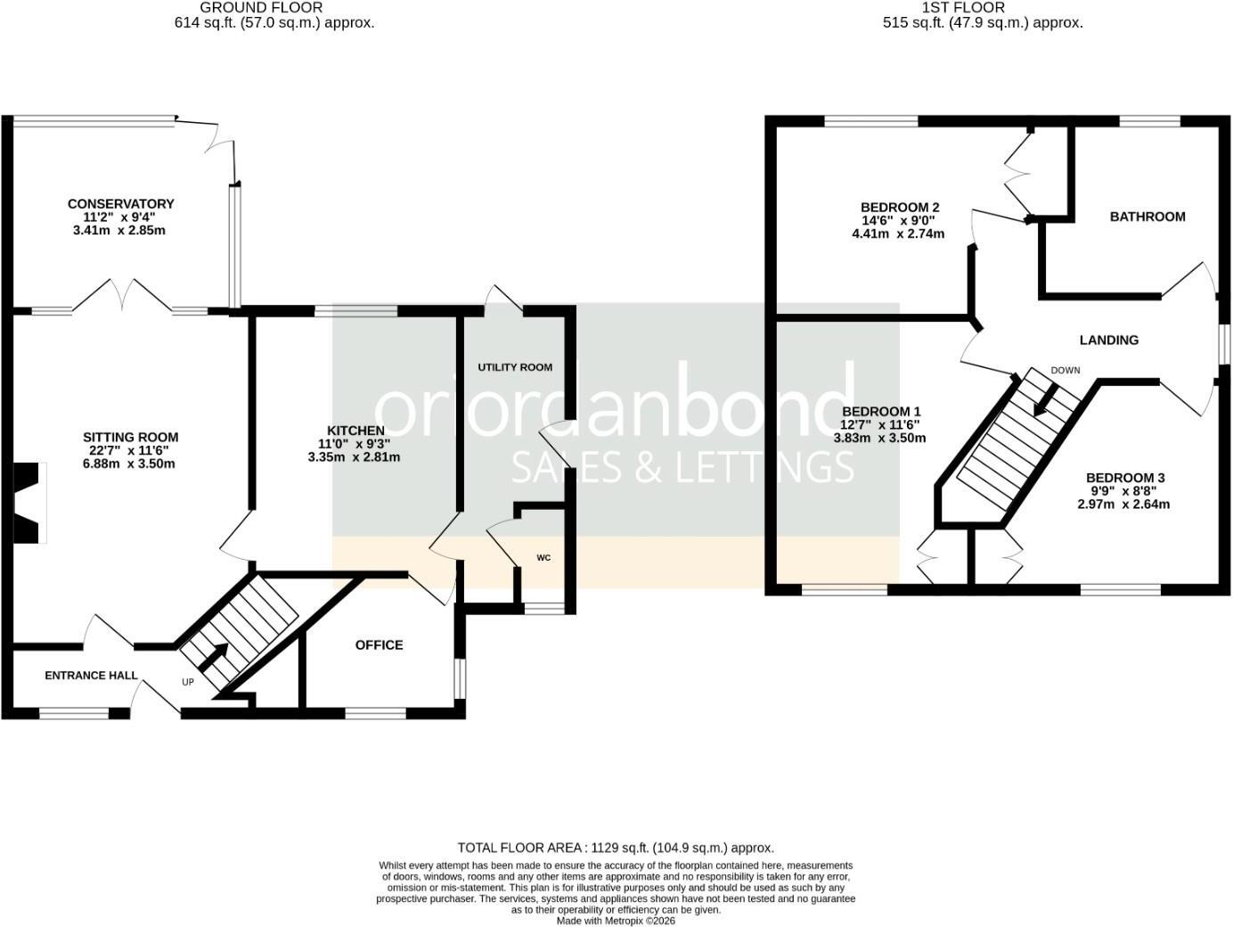 Millers Close, Kislingbury, Northamptonshire NN7 floorplan