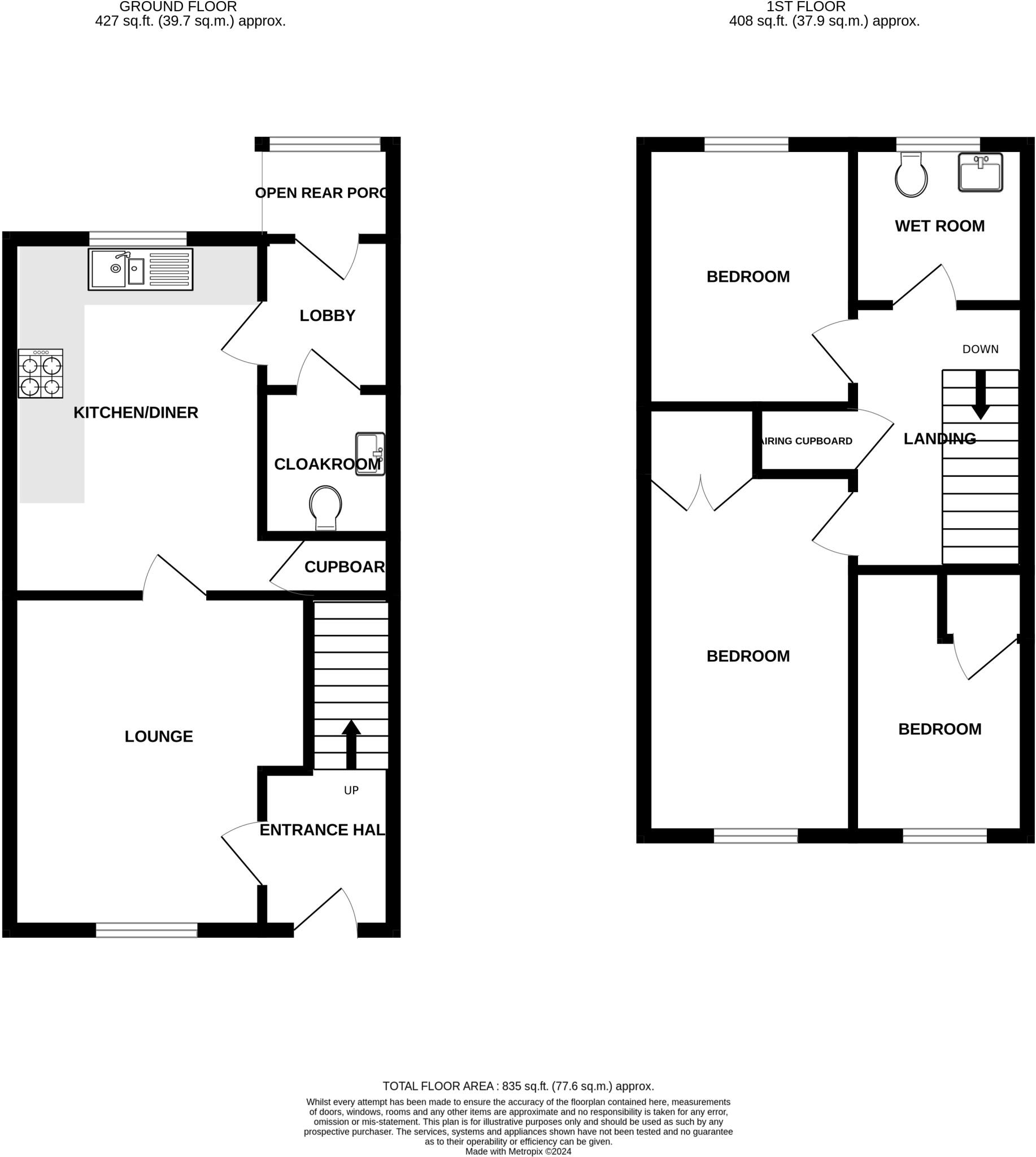 Beckington Crescent, Chard, Somerset, TA20 floorplan