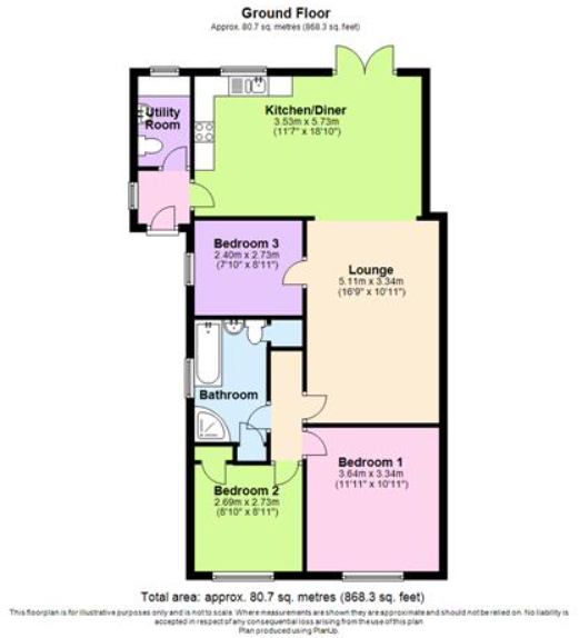 Wellbrook Road, Bishops Cleeve, Cheltenham, GL52 floorplan