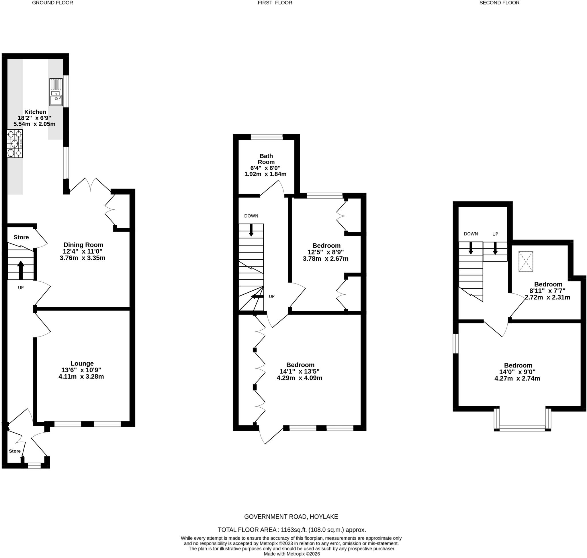 Government Road, Hoylake, Wirral floorplan