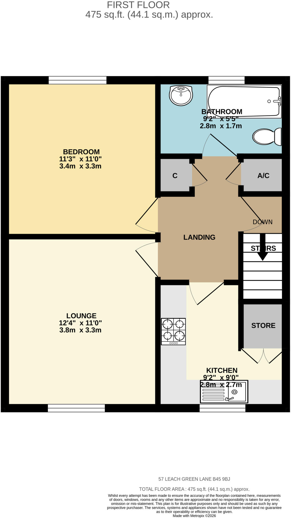 Leach Green Lane, Rednal, Birmingham, West Midlands, B45 floorplan
