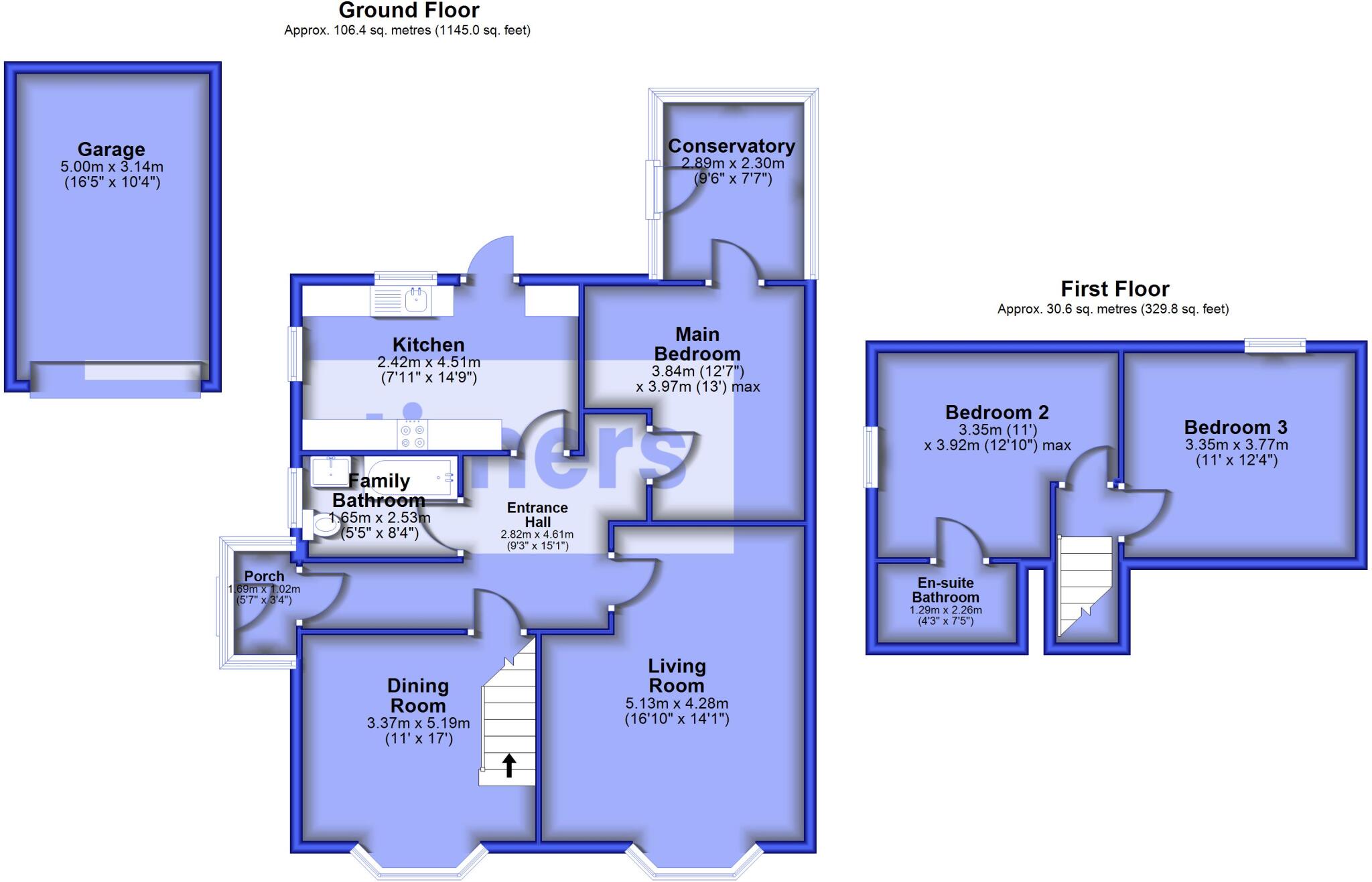 Aspen Lane, Oswaldtwistle, Accrington, Lancashire, BB5 floorplan